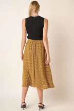 Mittoshop Printed Midi Skirt - Skirts by Trendsi | Available at Handbags Specialist Headquarter