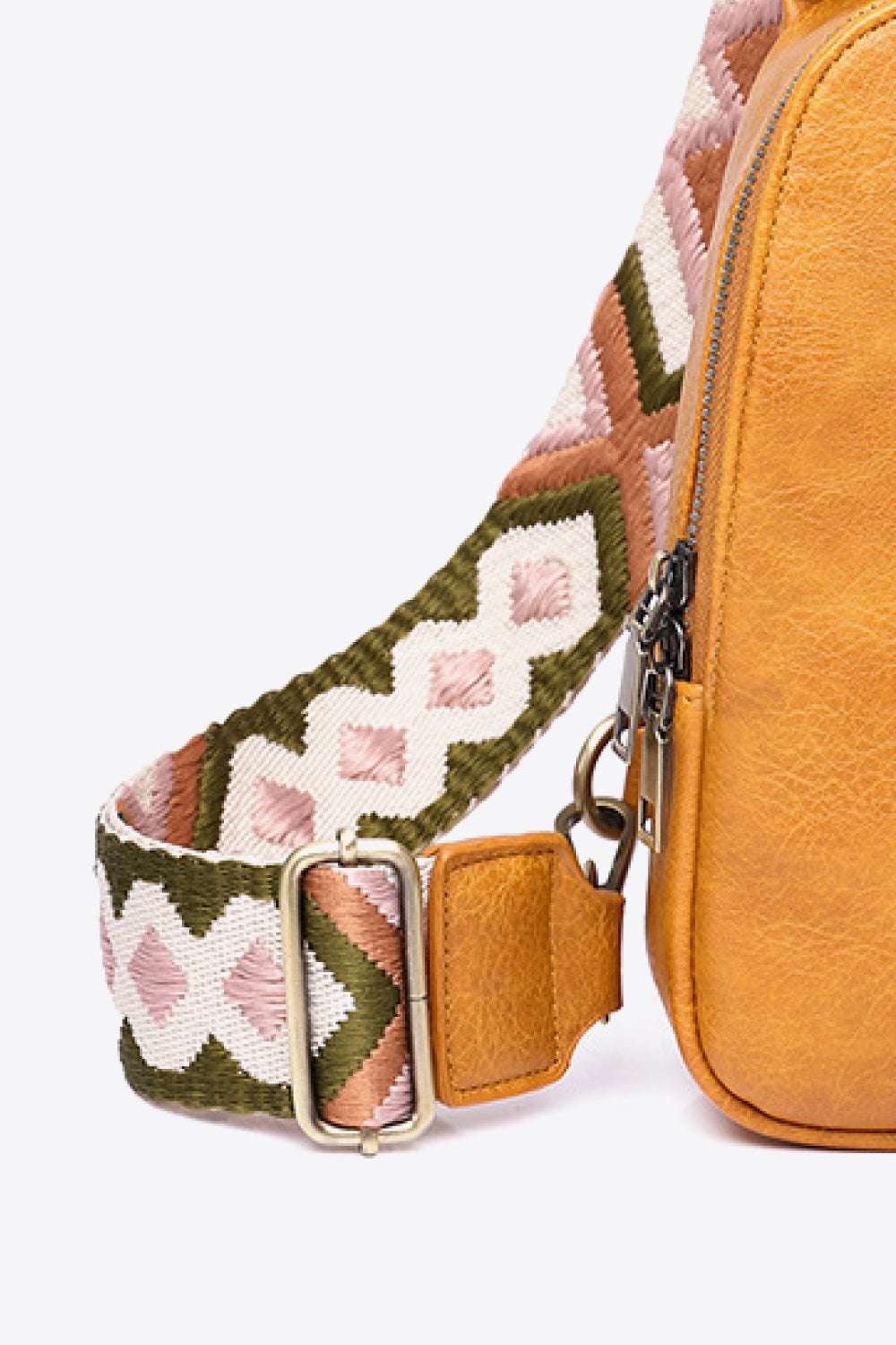 Random Pattern Adjustable Strap PU Leather Sling Bag - Crossbody Bag by Trendsi | Available at Handbags Specialist Headquarter
