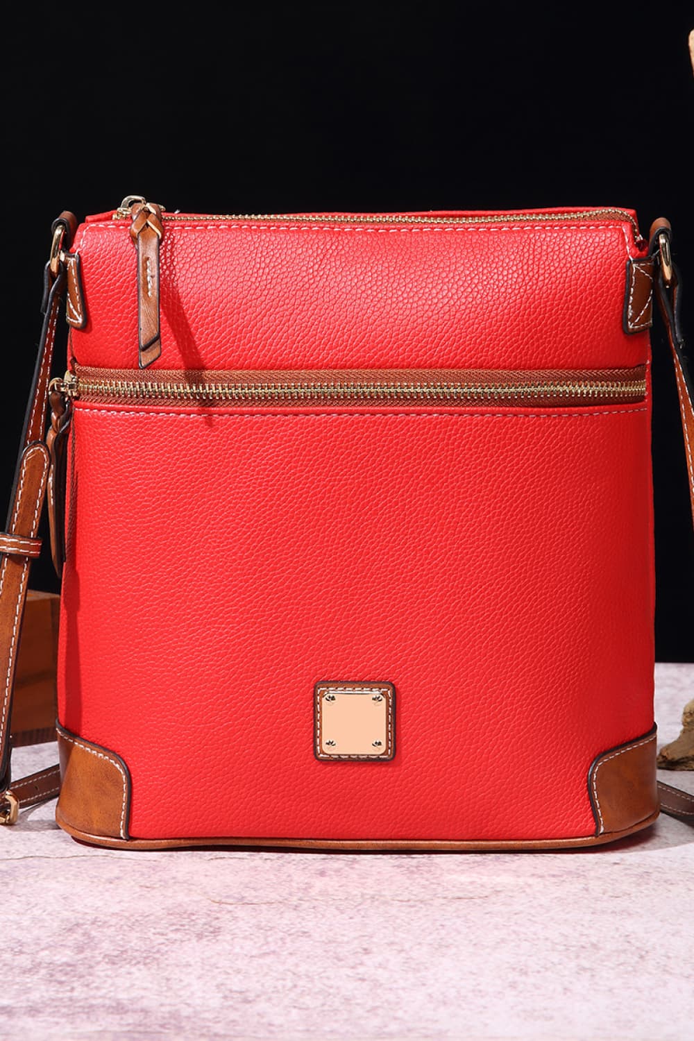 PU Leather Crossbody Bag - handbags by Trendsi | Available at Handbags Specialist Headquarter