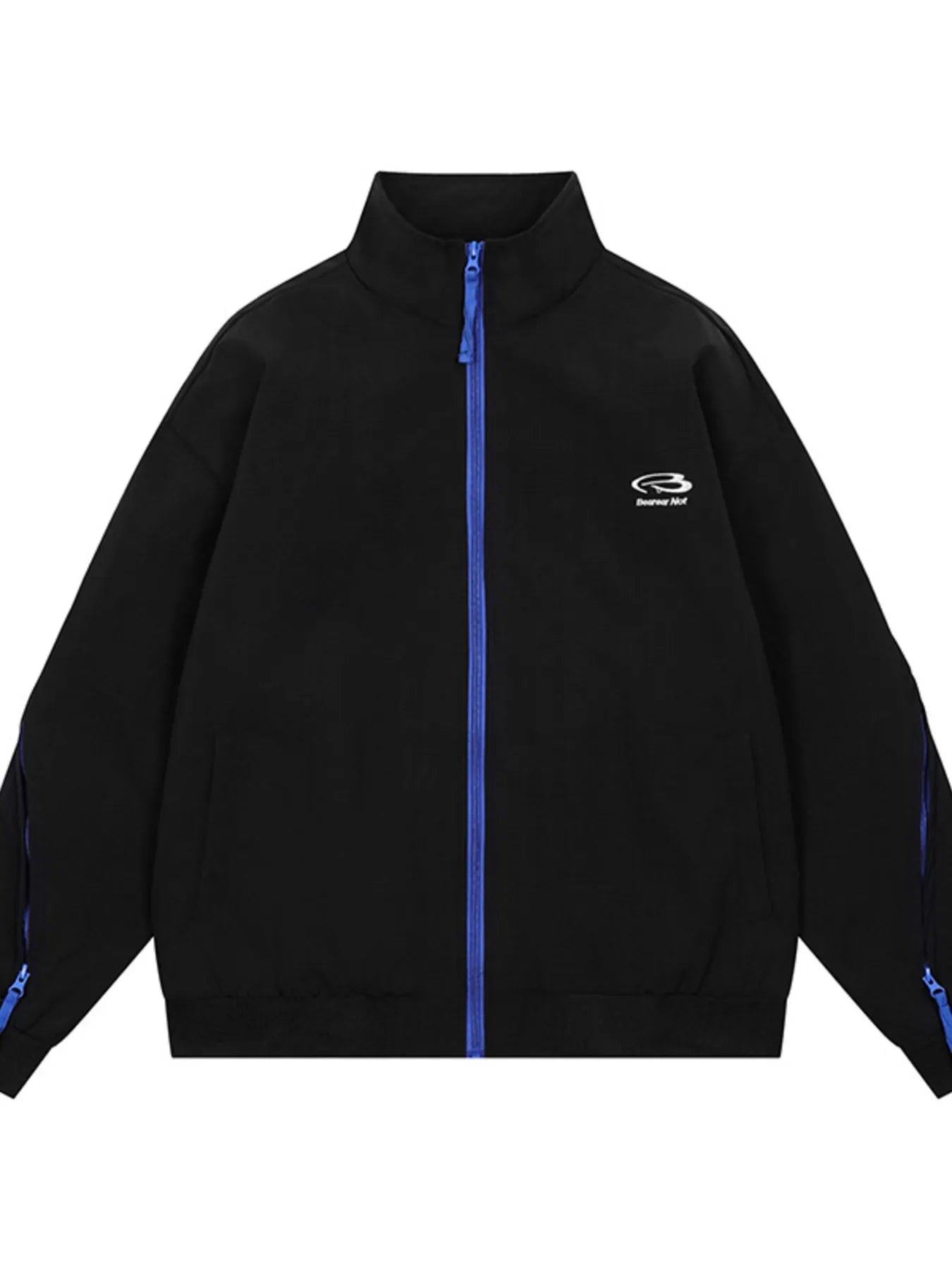 Men's Striped Zip Up Long Sleeve Jacket - Men's jackets by Trendsi | Available at Handbags Specialist Headquarter