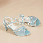 Open Toe Mid Heel Sandals - Women Sandals by Trendsi | Available at Handbags Specialist Headquarter