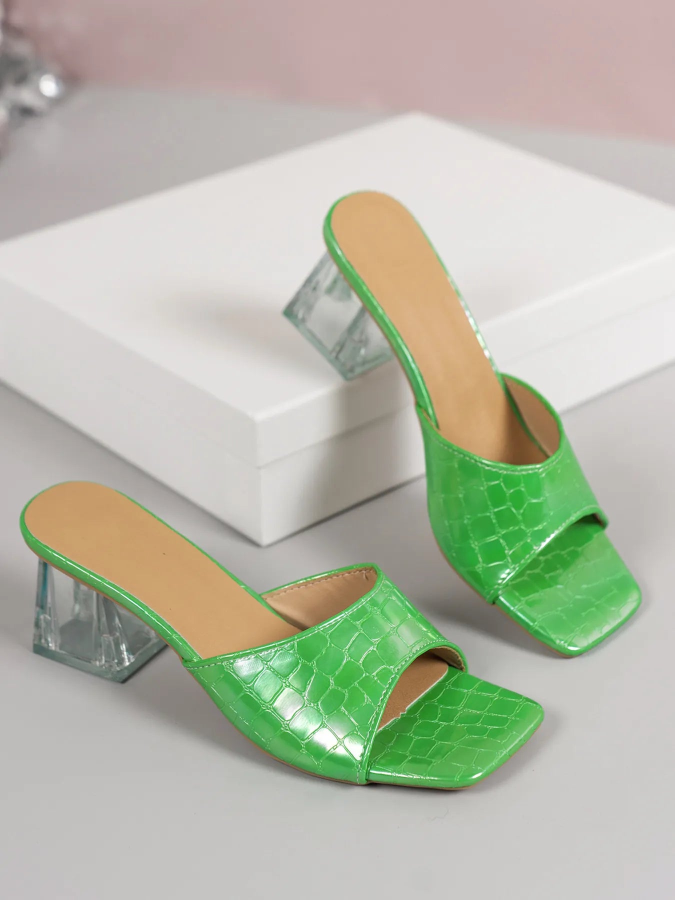 Open Toe Block Heels Sandals - Women Sandals by Trendsi | Available at Handbags Specialist Headquarter