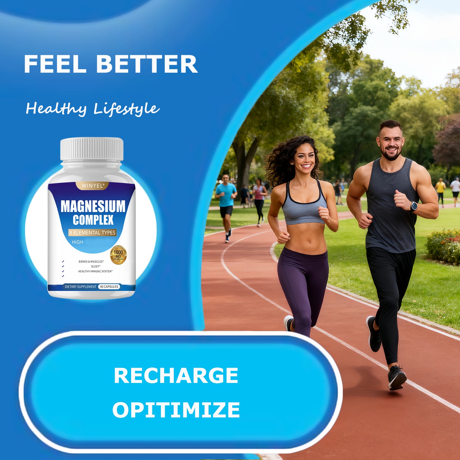 Magnesium Complex Capsules with Malate & Glycinate, 90ct