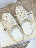 Woven Breathable Flat Mule Sandals - Women Sandals by Trendsi | Available at Handbags Specialist Headquarter
