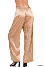 Zenana Wide-Leg Satin Pants - Women Pants by Trendsi | Available at Handbags Specialist Headquarter