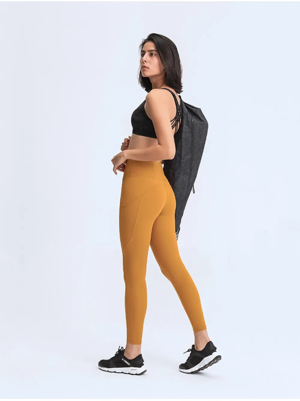 Millennia Wide Waistband Leggings with Pockets - Leggings by Trendsi | Available at Handbags Specialist Headquarter