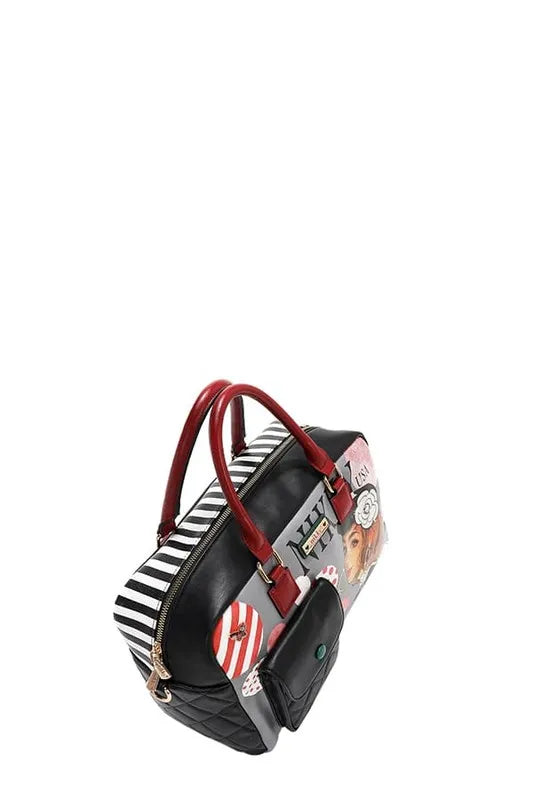 Nicole Lee USA Eco-Leather Boston Bag - Tote Bag by Trendsi | Available at Handbags Specialist Headquarter