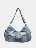 Raw Hem Gradient Crossbody Bag - Handbags by Trendsi | Available at Handbags Specialist Headquarter
