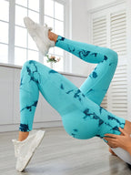 Printed High Waist Active Leggings - Leggings by Trendsi | Available at Handbags Specialist Headquarter
