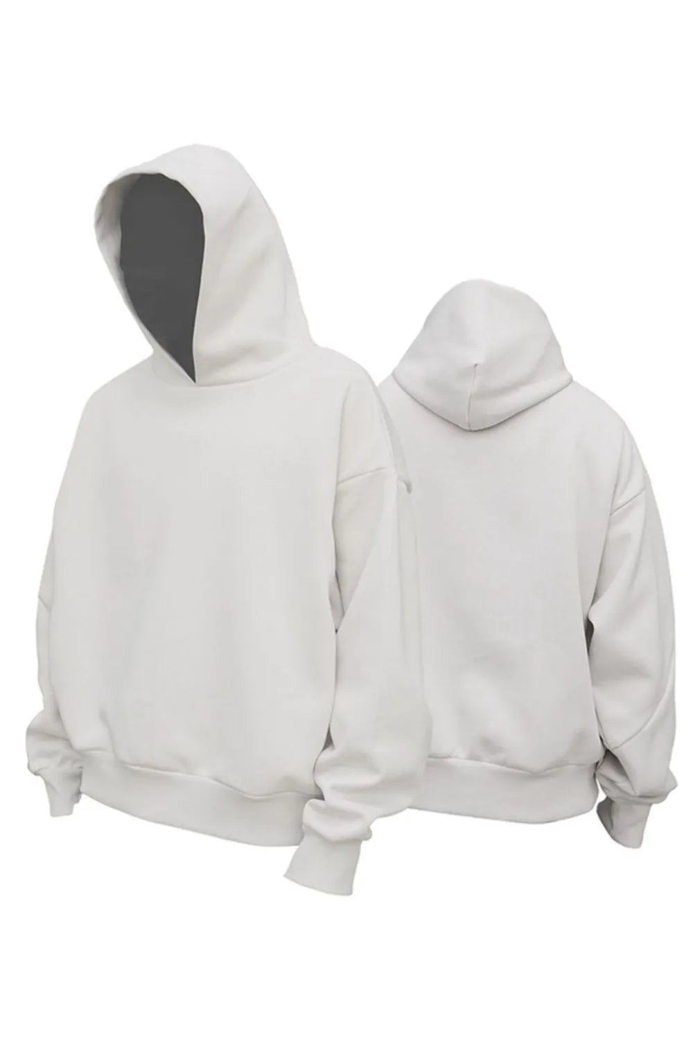 Men's Drop Shoulder Long Sleeve Hoodie - Men's Sweatshirts by Trendsi | Available at Handbags Specialist Headquarter