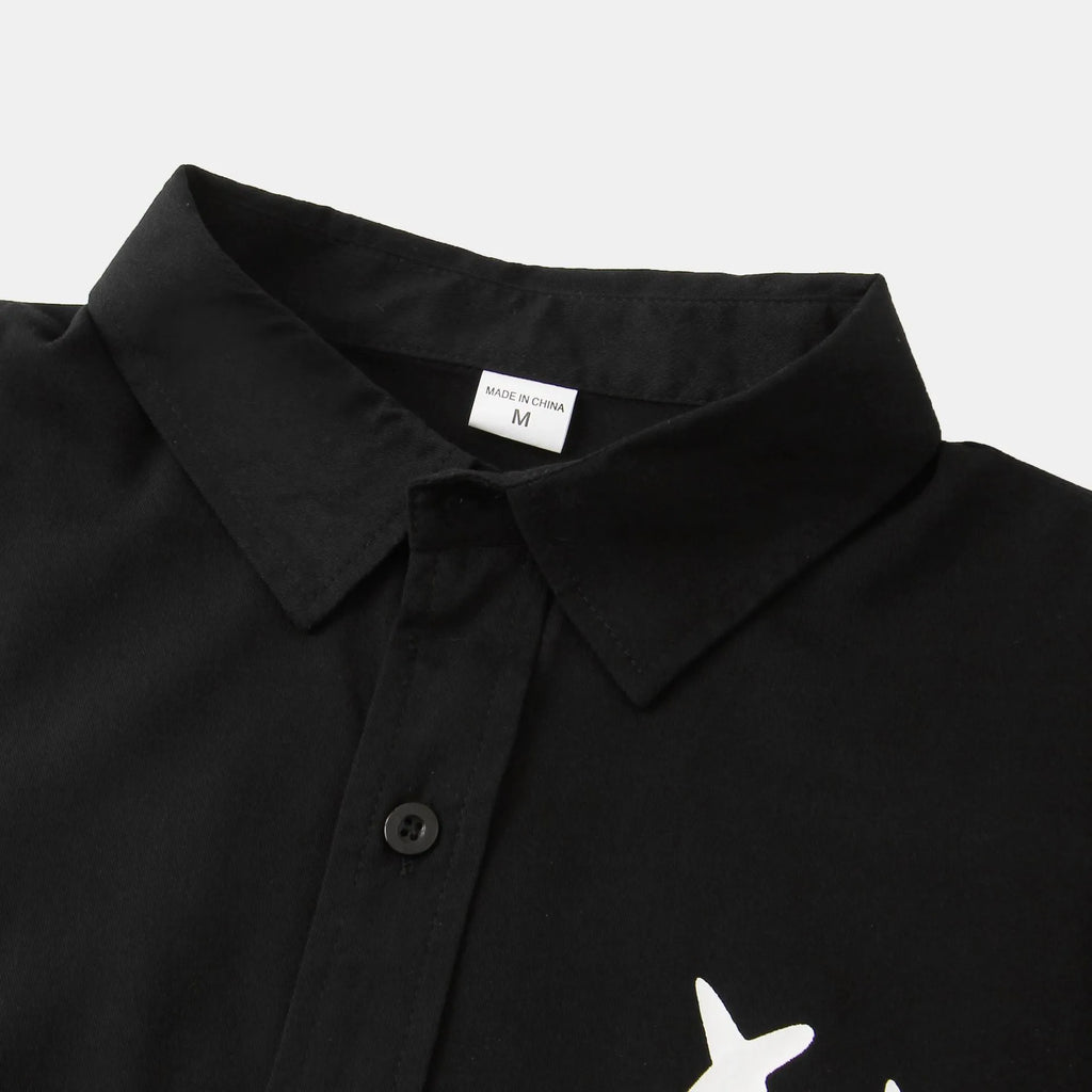 Men's Plus Size Casual Short Sleeve Button Down Shirt - mens-shirts by Trendsi | Available at Handbags Specialist Headquarter