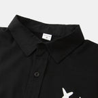 Men's Plus Size Casual Short Sleeve Button Down Shirt - mens-shirts by Trendsi | Available at Handbags Specialist Headquarter