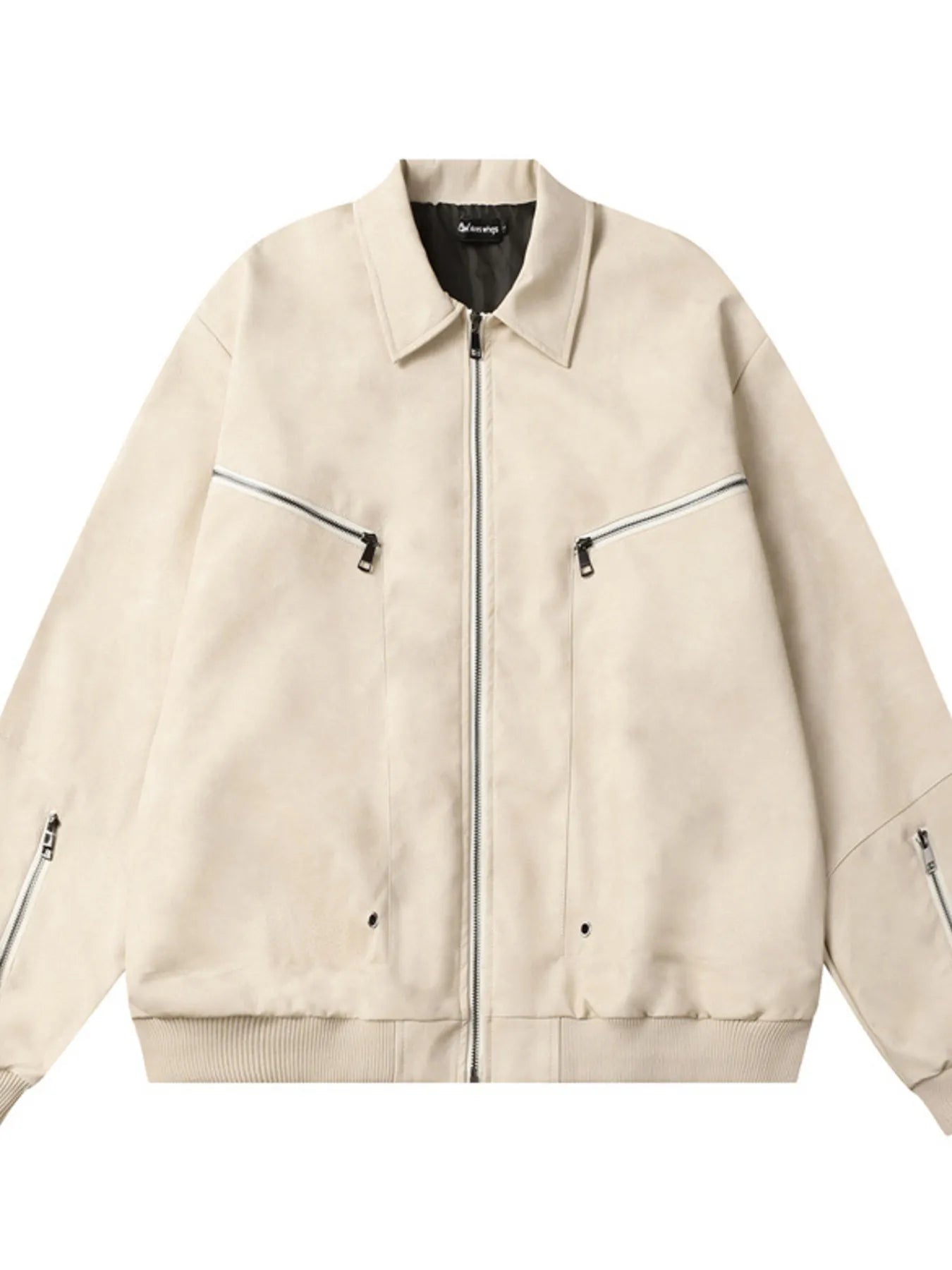 Men's Zip Up Long Sleeve Jacket - Men's jackets by Trendsi | Available at Handbags Specialist Headquarter