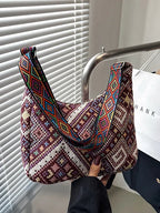 Geometric Adjustable Strap Crossbody Bag - Crossbody Bags by Trendsi | Available at Handbags Specialist Headquarter