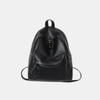 PU Leather Zip Backpack Bag - Leather Backpack Bag by Trendsi | Available at Handbags Specialist Headquarter