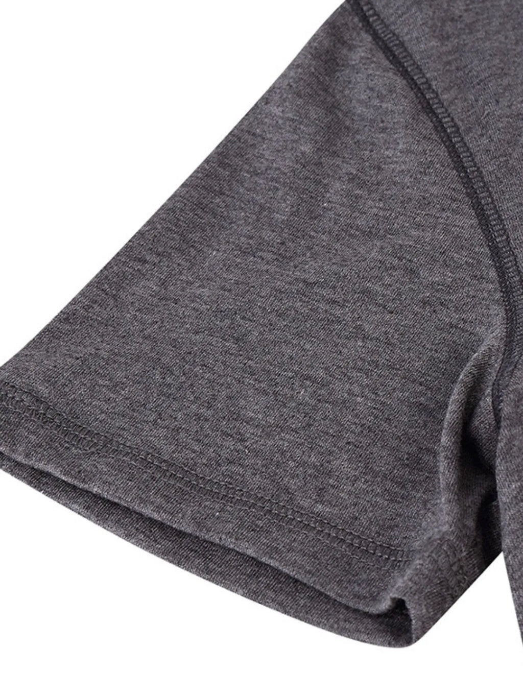 Men's Henley Short Sleeve Polo Top - Men's Polo shirt by Trendsi | Available at Handbags Specialist Headquarter