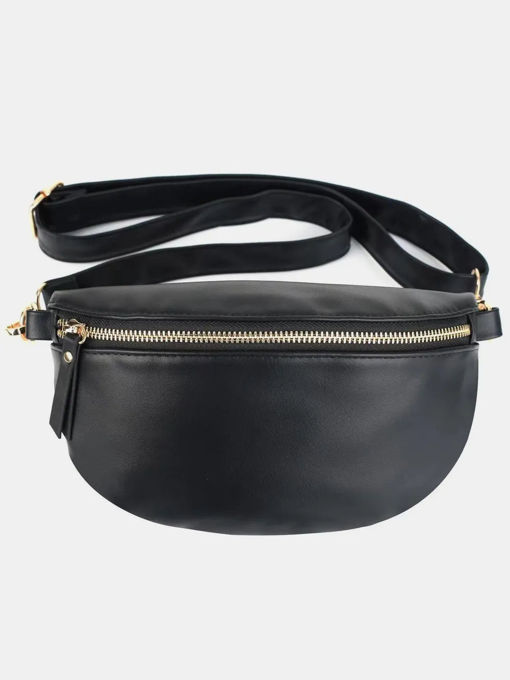 PU Leather Adjustable Strap Crossbody Bag - Crossbody Bag by Trendsi | Available at Handbags Specialist Headquarter