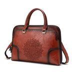 Heritage Elegance: Vintage Embossed Tote - Tote Bag by Trendsi | Available at Handbags Specialist Headquarter