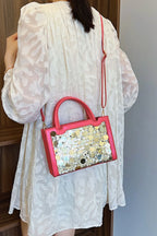 PU Leather Sequin Handbag - handbags by Trendsi | Available at Handbags Specialist Headquarter