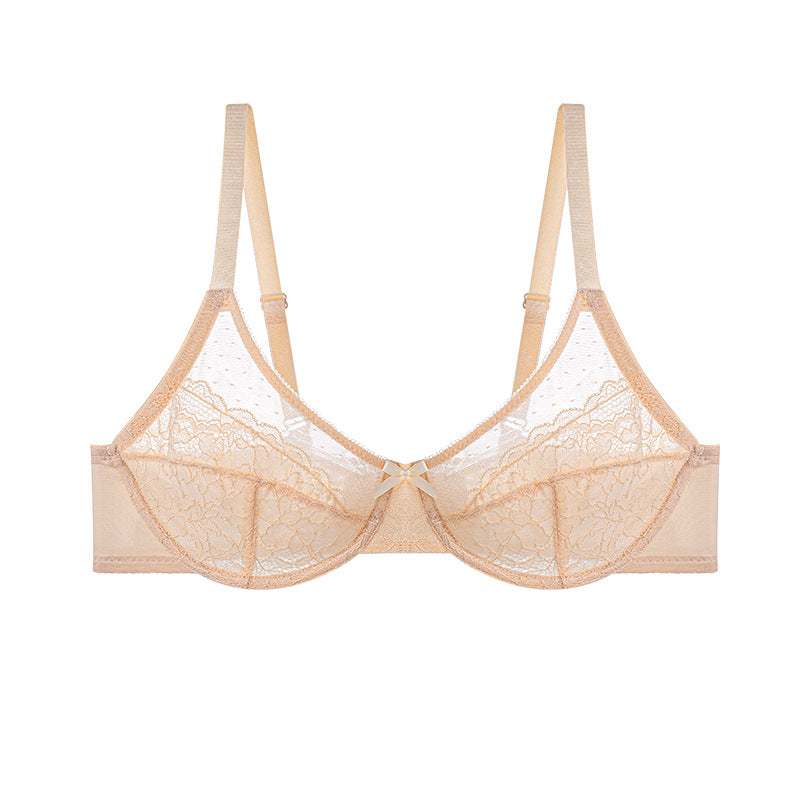 CurvyCloud Plus Size Gauze Lift Push-Up Bra