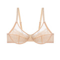 CurvyCloud Plus Size Gauze Lift Push-Up Bra