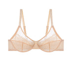 CurvyCloud Plus Size Gauze Lift Push-Up Bra
