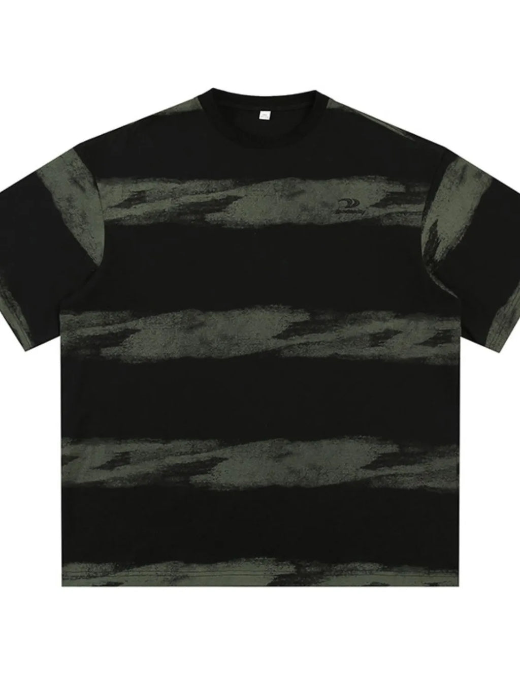 Men's Plus Size Basic style Round Neck Striped T-Shirt - Men's T-Shirt by Trendsi | Available at Handbags Specialist Headquarter