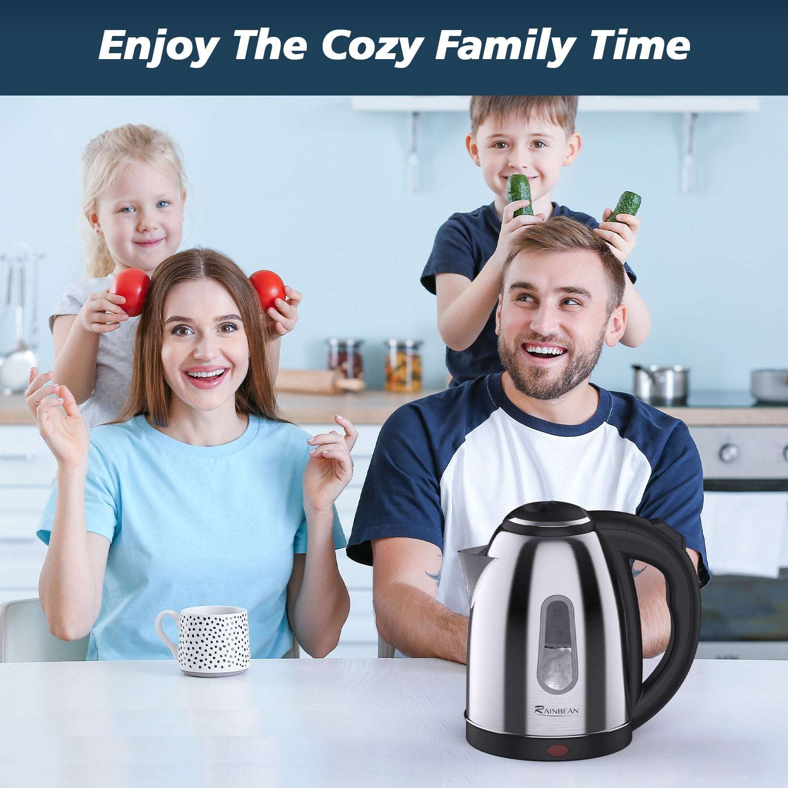 RapidBoil 1.8L Electric Kettle with Safety Features - Decor by Trendsi | Available at Handbags Specialist Headquarter