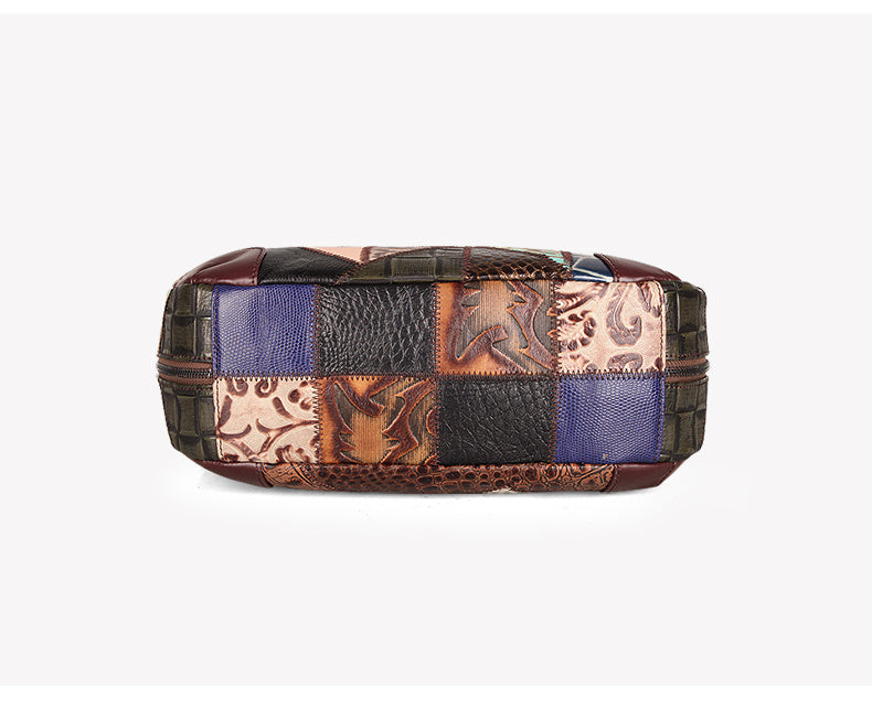 Grandeur Stitch Leather Shoulder Tote Bag - Shoulder Bags by Trendsi | Available at Handbags Specialist Headquarter