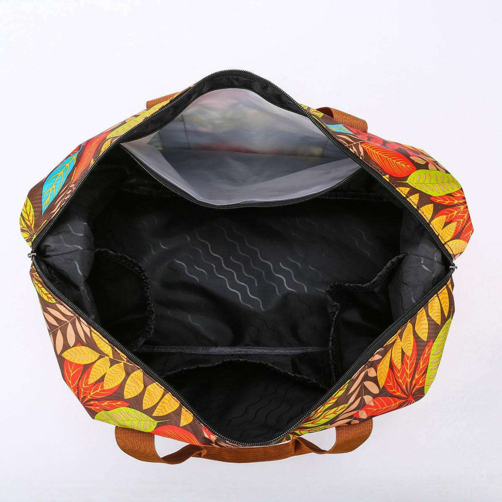 Canvas Printed Travel Bag - Luggage Travel Bags by Trendsi | Available at Handbags Specialist Headquarter