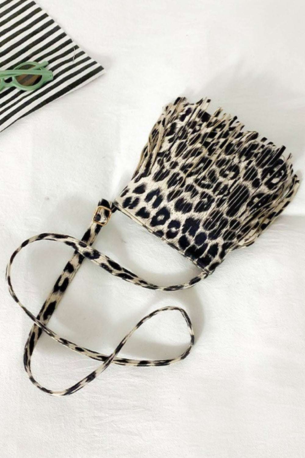 Adored PU Leather Crossbody Bag with Fringe - Crossbody Bag by Trendsi | Available at Handbags Specialist Headquarter