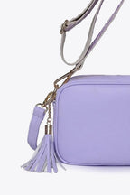 PU Leather Tassel Crossbody Bag - handbags by Trendsi | Available at Handbags Specialist Headquarter