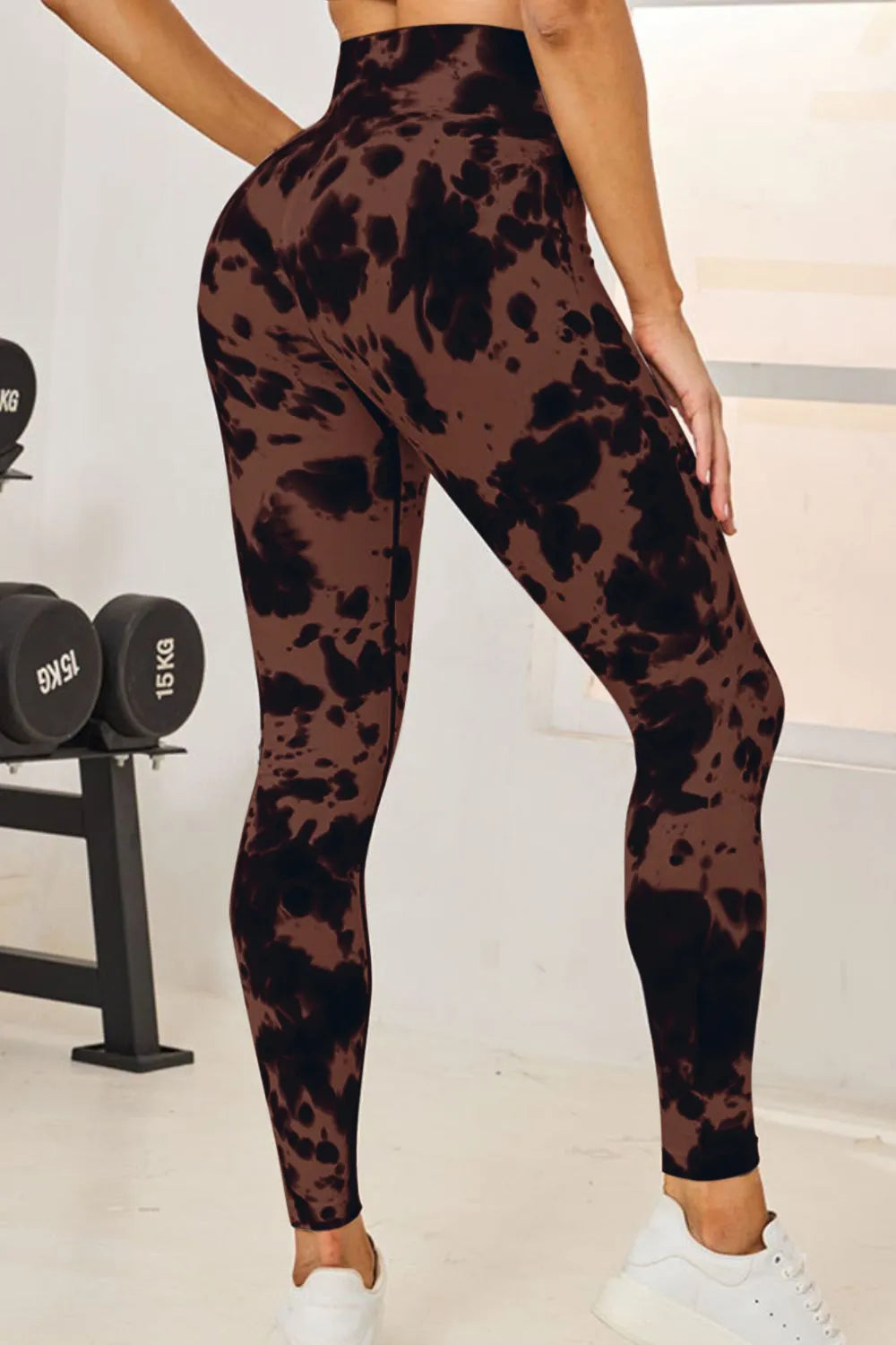 Tie-Dye High Waist Active Leggings - Leggings by Trendsi | Available at Handbags Specialist Headquarter