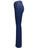 Flare Jeans with Pockets - Women / Jeans & Denim by Trendsi | Available at Handbags Specialist Headquarter