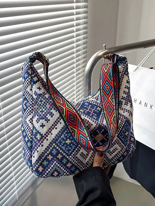 Geometric Adjustable Strap Crossbody Bag - Crossbody Bags by Trendsi | Available at Handbags Specialist Headquarter