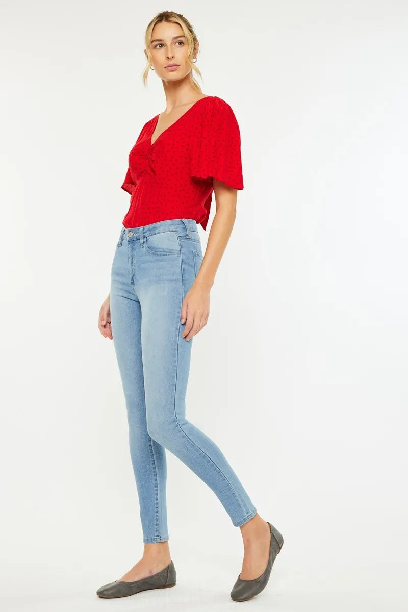 Kancan High Rise Super Skinny Jeans - Sleepwear by Trendsi | Available at Handbags Specialist Headquarter