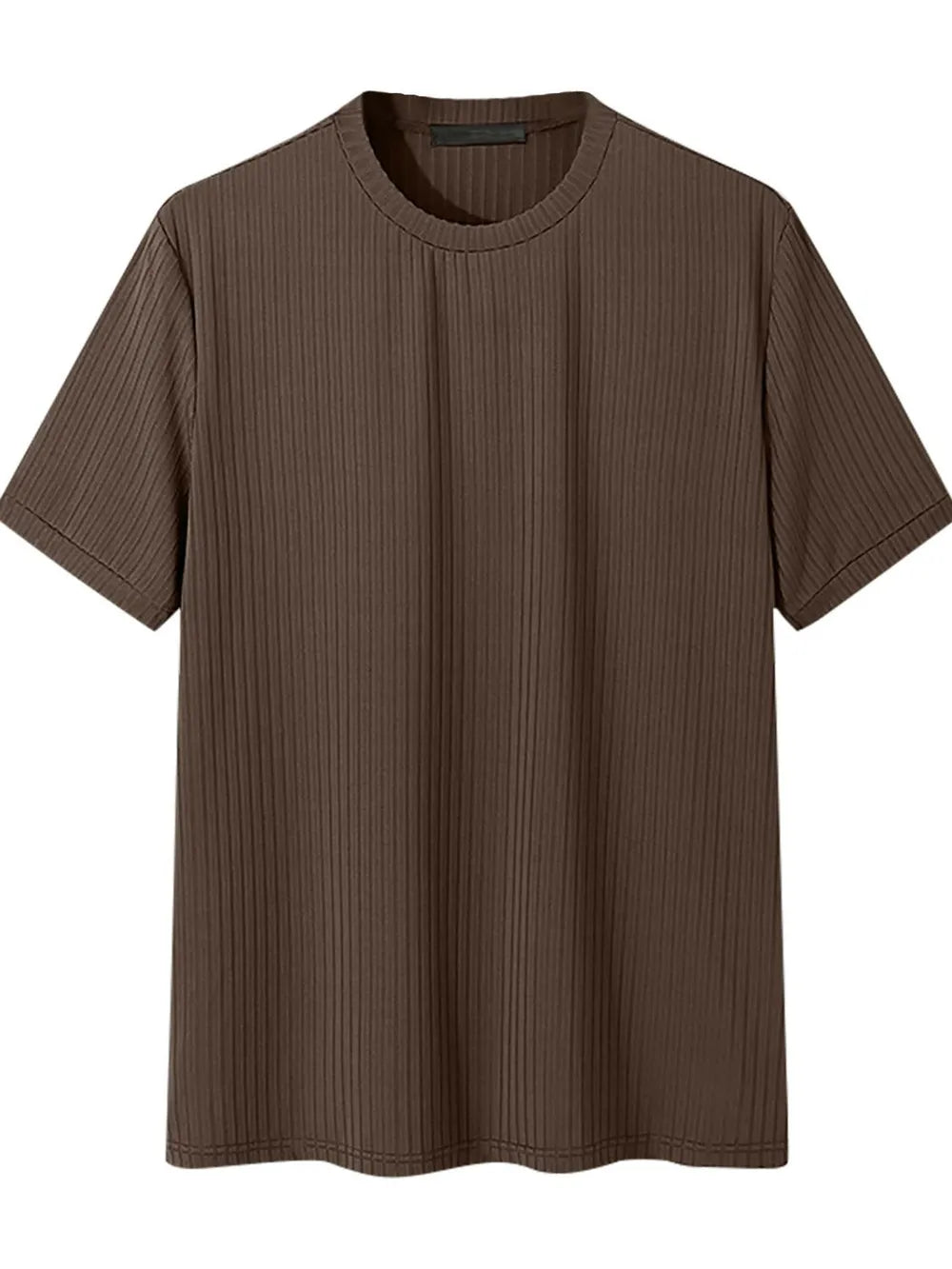 Men's Full Size Round Neck Short Sleeve T-Shirt Plus Size - Men's Shirts by Trendsi | Available at Handbags Specialist Headquarter