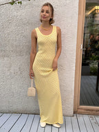 Openwork Sleeveless Maxi Dress - Maxi Dress by Trendsi | Available at Handbags Specialist Headquarter