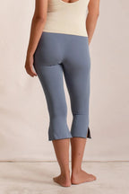 Side Slit Capris Leggings - Leggings by Trendsi | Available at Handbags Specialist Headquarter