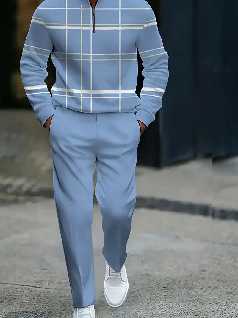 VersaFit Long-sleeve Polo & Pant Set