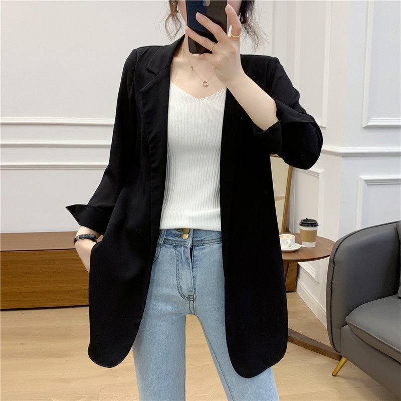 EleganceBlazer: Slim Stand Collar Office Coat
