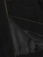 Men's Zip Up Long Sleeve Jacket - Men's jackets by Trendsi | Available at Handbags Specialist Headquarter