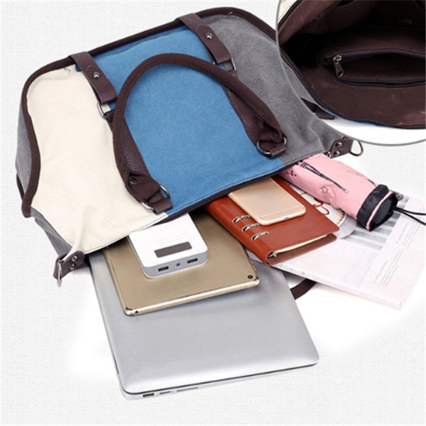 UrbanChic Canvas Carryall Handbag