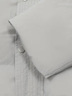 Men's Full Size Quilted Long Sleeve Puffer Jacket Plus Size - Men's jackets by Trendsi | Available at Handbags Specialist Headquarter