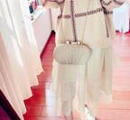 Frosted Crossbody Clutch Bag