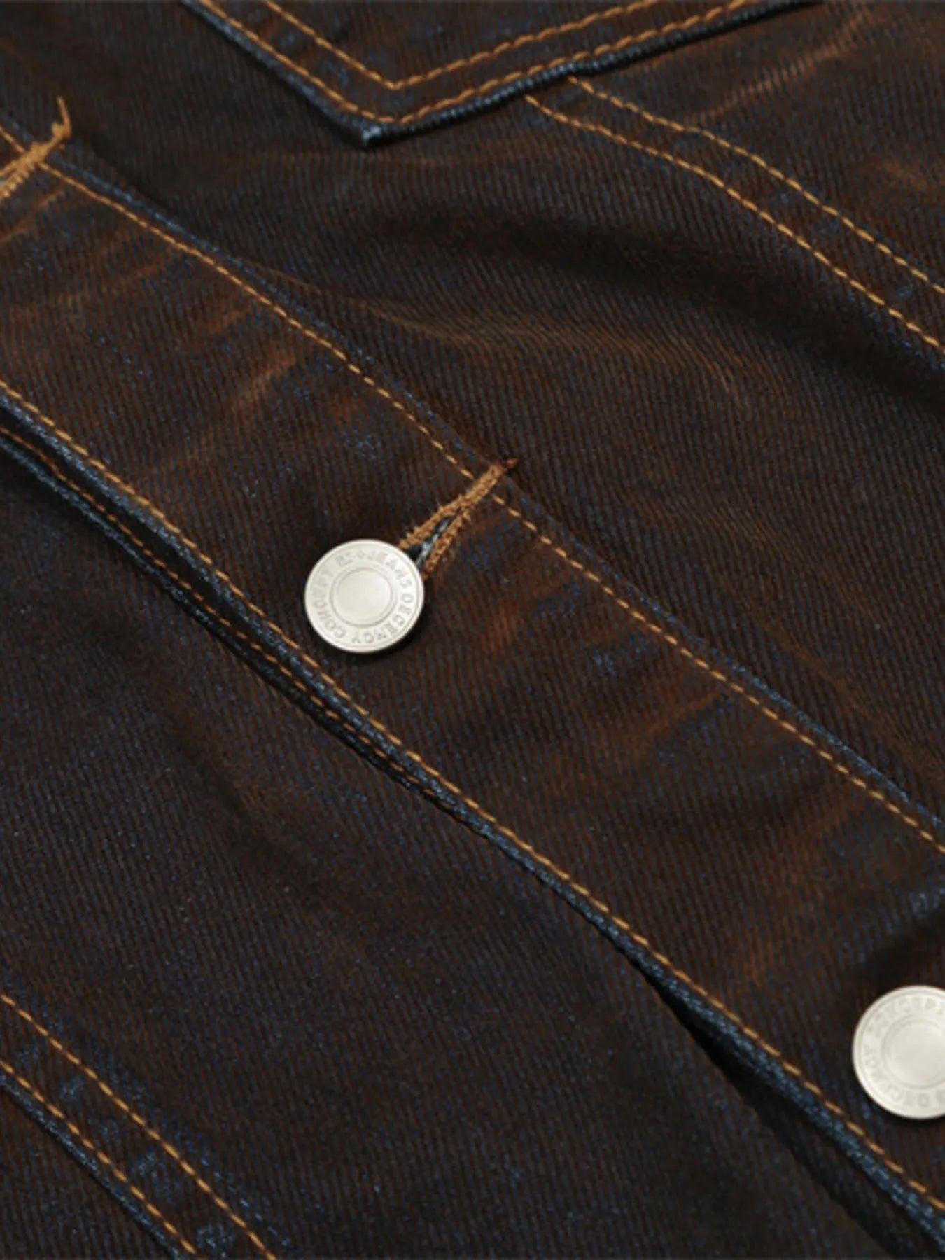 Men's Button Up Long Sleeve Denim Jacket - Men's jackets by Trendsi | Available at Handbags Specialist Headquarter