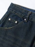 Men's Wide Leg Balloon Denim Jeans - Women / Jeans & Denim by Trendsi | Available at Handbags Specialist Headquarter