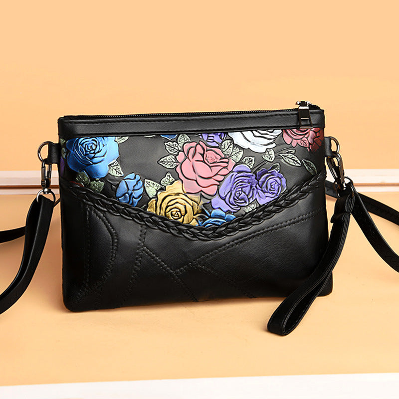 Floral Printed Hand Clutch Purse