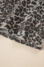 Leopard Denim Mini Skirt - Skirts by Trendsi | Available at Handbags Specialist Headquarter