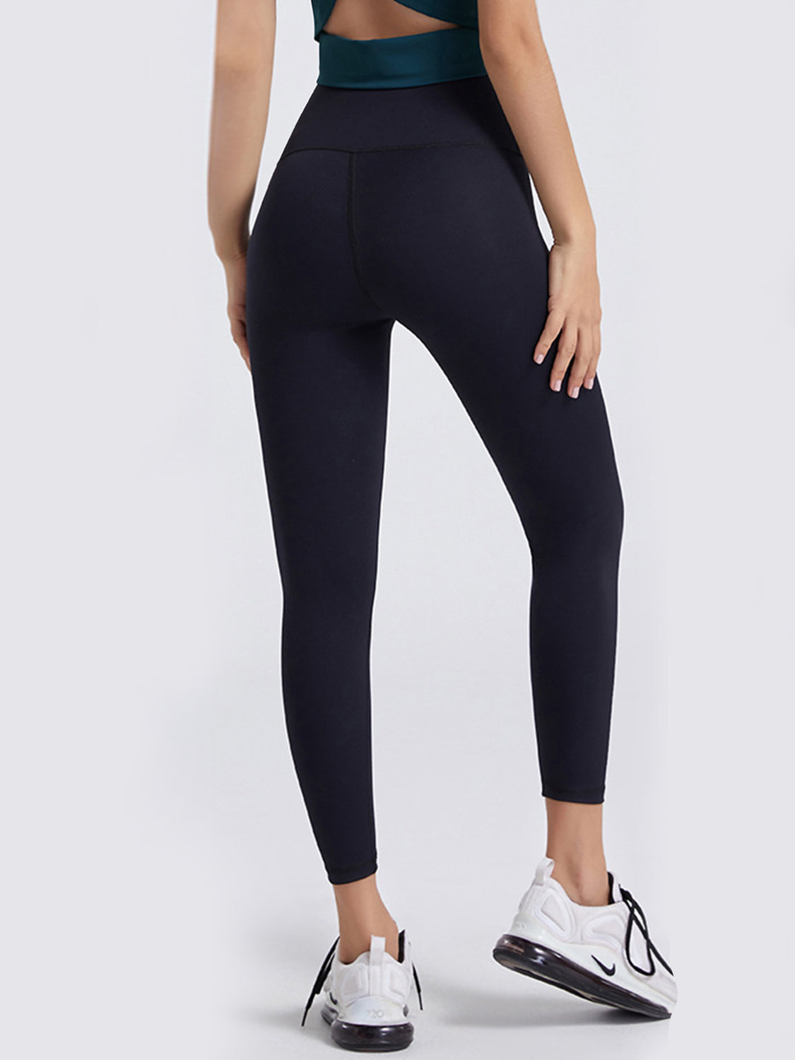 Wide Waistband Sports Leggings - Leggings by Trendsi | Available at Handbags Specialist Headquarter